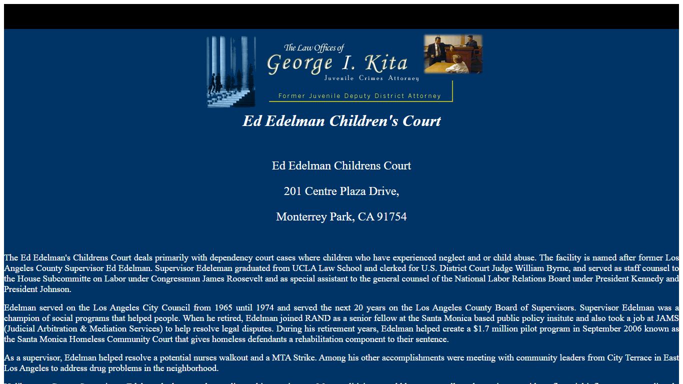 Edmund Edelman Childrens Court, Monterey Park, Dependency ...